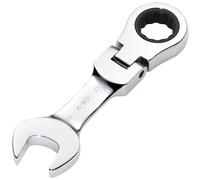 Draper 27977 Hi-Torq Metrico Stubby Testa Flessibile Chiave a Cricchetto 17mm