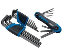 Draper 31144 - Set di chiavi esagonali, 17 pezzi