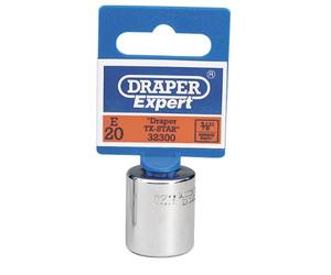 Draper 32300 - Chiave a Stella, 0,95 cm E20 TX