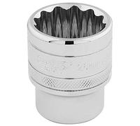 Draper 33441 Chiave a bussola quadrata da 1/2" a 12 punti, 26 mm
