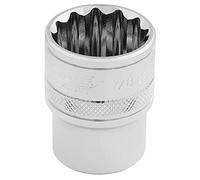 Draper 33661 - Bussola imperiale con attacco quadro da 1/2", in cromo lucido, dimensioni 7/8"