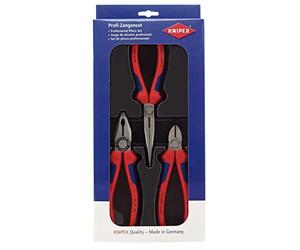 Draper 33778 - Set di pinze (universale/a becco tondo/per tagliare)