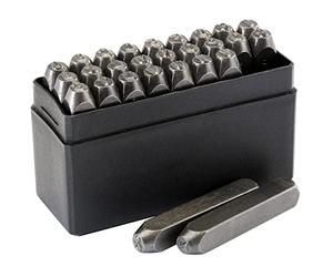 Draper 37335 - Set di stampi con lettere dalla A alla Z, 6,35 mm