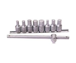 Draper 38329 10 Pezzi 1cm Attacco Quadro Tappo Scarico Set Chiavi