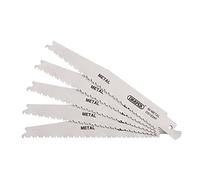Draper 38755 - Lame per sega bimetalliche per taglio metallico, 150 mm, 8-14 tpi, confezione da 5