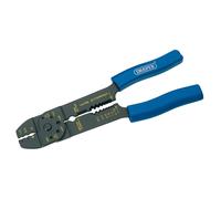Draper 4 Lato Pinza Crimpatrice 215mm Per Isolato & Accensione Terminali 13657