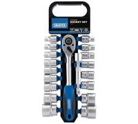 Draper 41594cm Quadro Dr.Metrico Presa E Set Cricchetto (19 Pezzi)