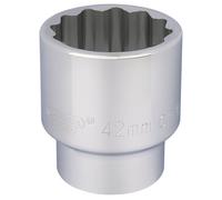 Draper 42Mm 3/4" 12 Punti Cromo Chiave A Bussola Lunghezza Standard 16705