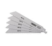 Draper 43460 - Lame per seghe bimetalliche per metallo, 150 mm, 10 tpi (confezione da 5)