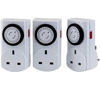 Draper 44914 - Set di 3 timer meccanici, 230 V