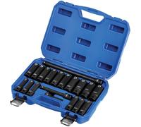Draper 4577 Set Bricole a Impatto Profonde Metric 1/2" 19 Pezzi