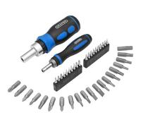 Draper 46479 - Set di 42 cacciaviti e punte a cricchetto, colore: Blu