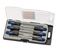 Draper 47817 - Set di 6 lime ad ago diamantate con impugnatura morbida, 150 mm