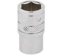 Draper 48914 - Chiave a bussola imperiale cromata lucida, attacco quadro da 1/4", misura 3/8"