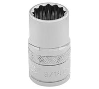 Draper 49457 - Chiave a bussola Hi-Torq a 12 punti, attacco quadro da 3/8", colore: Blu