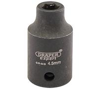 Draper, 5003, Expert 05003 Square Drive Hi-Torq 6 Point Socket Impact, 4,5 millimetri 1/4 di pollice