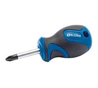 Draper 50181 - Cacciavite a croce con impugnatura morbida, lunghezza lama 38 mm, colore: Blu