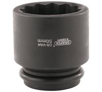 Draper 50Mm Ford Hub Nut Socket 3/4"D 12 Punti Lunghezza Standard 33319