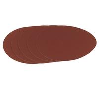 Draper 51008 - Dischi abrasivi in ossido di alluminio, autoadesivi, grana 120-200 mm, confezione da 5 pezzi