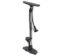 Draper 57428 Dual Connector Bicycle Track Pump, Pompe Unisex-Adulto, Nero, Taglia Unica