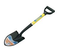 Draper 57569 Mini Pala A Punta Rotonda Con Manico In Fibra Di Vetro