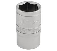 Draper 6 Punti Chiave Metrici 3/8"D 12mm Lunghezza Standard Cromo Satinato 16537