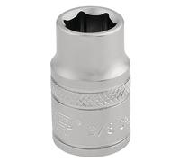 Draper 6 Punti Imperiale Chiave 3/8" Sq Dr 3/8" Anello Zigrinato Cromo 16550