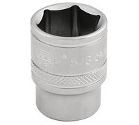 Draper 6 Punto Imperial Presa 1cm Sq Dr 1.6cm Zigrinato Anello Cromato 16572