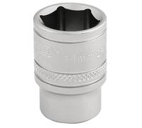 Draper 6 Punto Metrico Presa 1cmD 14mm Standard Lunghezza Cromo Satinato 16540