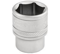 Draper 6 Punto Metrico Presa 1cmD 18mm Standard Lunghezza Cromo Satinato 16544