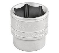 Draper 6 Punto Metrico Presa 1cmD 22mm Standard Lunghezza Cromo Satinato 16547