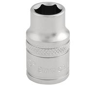 Draper 6 Punto Metrico Presa 1cmD 9mm Standard Lunghezza Cromo Satinato 16534