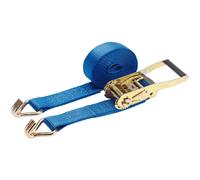 Draper 60950 5m X 50mm Ampio Resistente Cricchetto Legante Cinghie con Ganci
