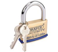 Draper 60mm Ottone Massiccio Lucchetto 2 Chiave Fungo Pin Bicchieri Temprato