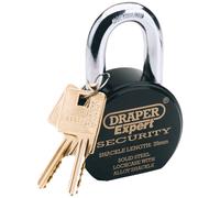 Draper 63 x 25mm Resistente Acciaio Inossidabile Lucchetto E 2 Chiavi 64206