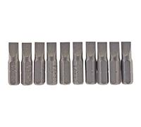 Draper 64031 6 mm 1/4 "Esagonale Plain Slot Inserto Bit 25mm Lungo (10 Pezzi)