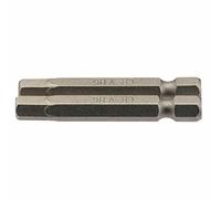 Draper 64259 6 mm 1/4" esagonale inserto bit 50 mm lungo (2 pezzi)