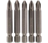 Draper 64288 No.2 - Inserto a croce esagonale da 1/4", lunghezza 50 mm, 5 pezzi