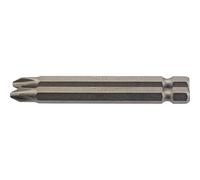 Draper 64315 No.2 1/4" Hex Cross Slot Inserto Bit 75mm Lungo (2 Pezzi)