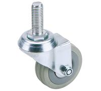 Draper 65480 100mm Diametro Girevole Bullone Fissaggio Rotella IN Gomma - S.W.L