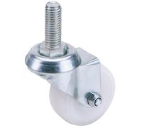 Draper 65500 75mm Diametro Girevole Bullone Fissaggio Nylon Ruota - S. W. L.70kg