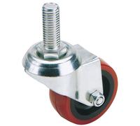 DRAPER 50MM DIA. SWIVEL BOLT POLIURETANO FISSAGGIO RUOTA - S.W.L. 50KG