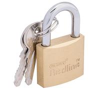 Draper, 68021, Cilindro con lucchetto in ottone, 30 mm