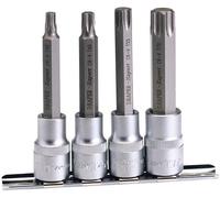 Draper 73730 - Set chiavi a tubo Torx, presa di moto 1/2", 4 pezzi