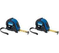 Draper 82818 - Nastro di misurazione professionale, colore: nero e blu, 5 m (Confezione da 2)