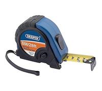 Draper 82819 - Metro a nastro professionale, 8 m, nero e 8 m