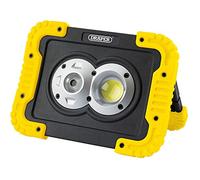 Draper 87737 - Luce da lavoro a LED COB ricaricabile, colore: Giallo