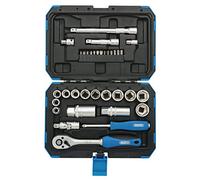 Draper 89558 - Set di chiavi a bussola metriche da 3/8" (34 pezzi)