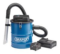 Draper 95170 D20 20V Cenere Aspirapolvere, 1 X 3.0Ah Batteria, Veloce Charger