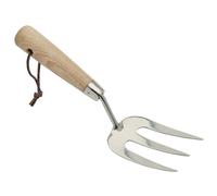 Draper 99025 Heritage Acciaio Inox Mano Erbacce Forcella Con Ash Maniglia